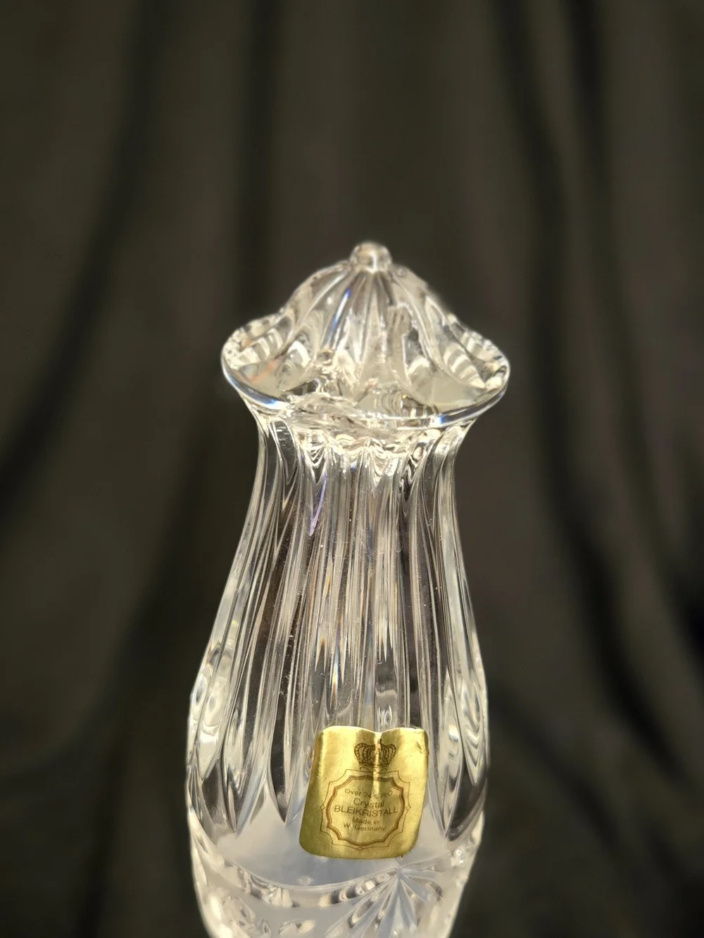 Vintage Oneida Crystal Salt Shaker Style Southern Garden (Single)